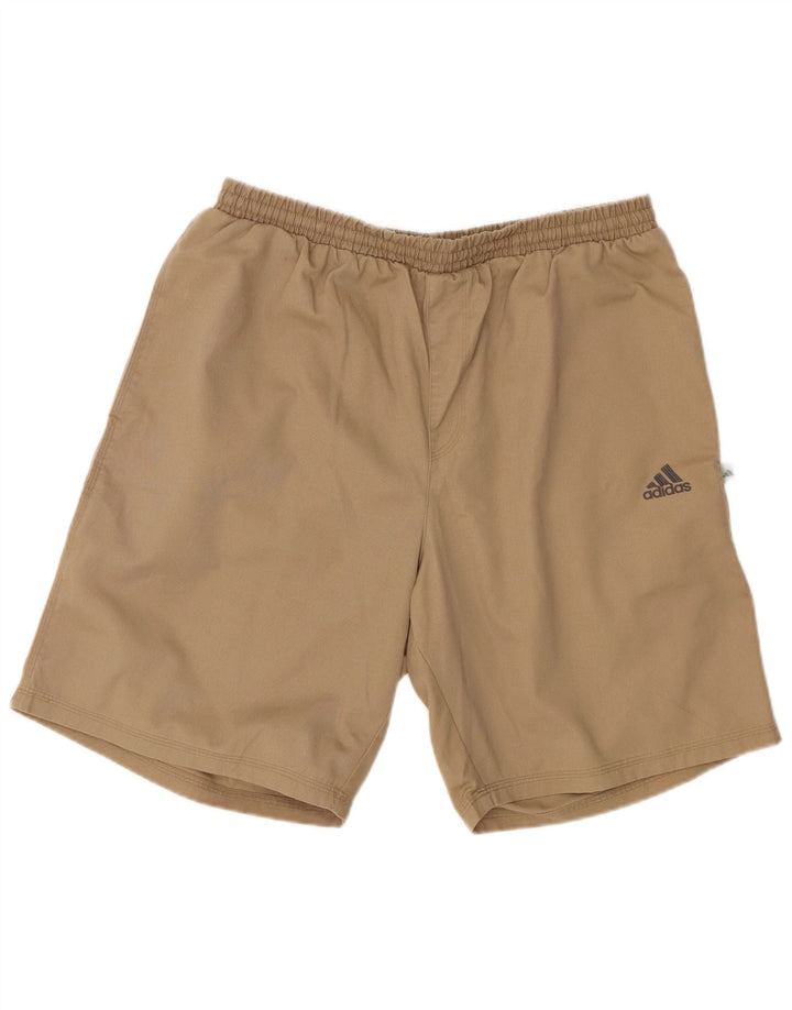 Pantaloncini casual da uomo Adidas Large W32 Beige Poliestere