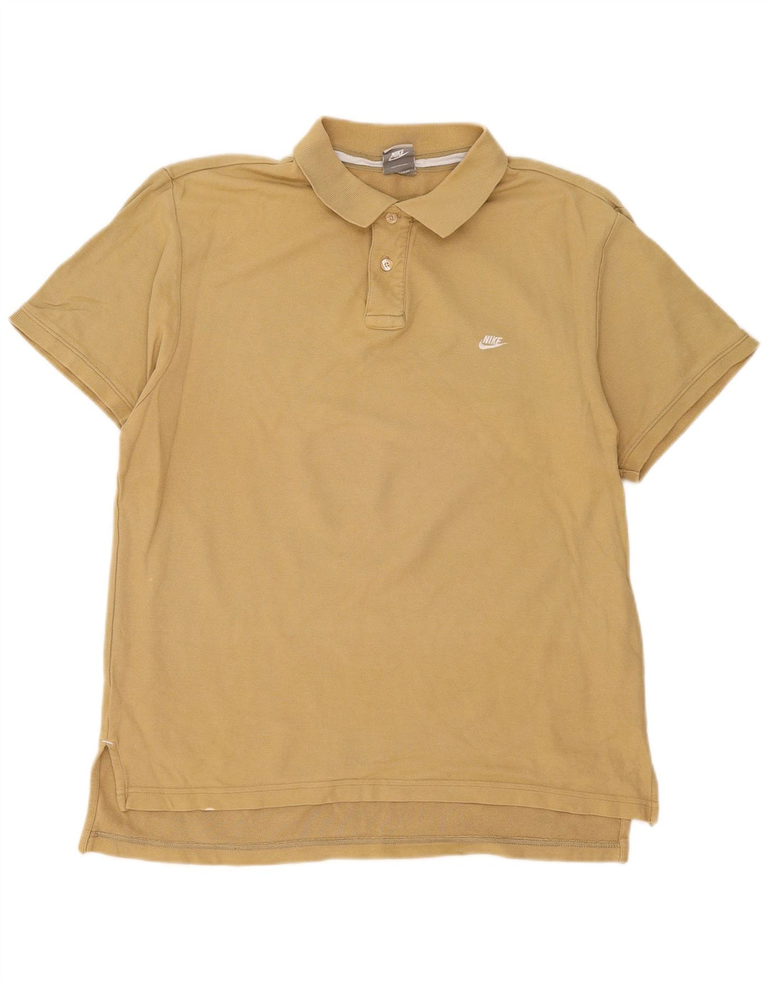 Polo Nike da uomo grande in cotone kaki