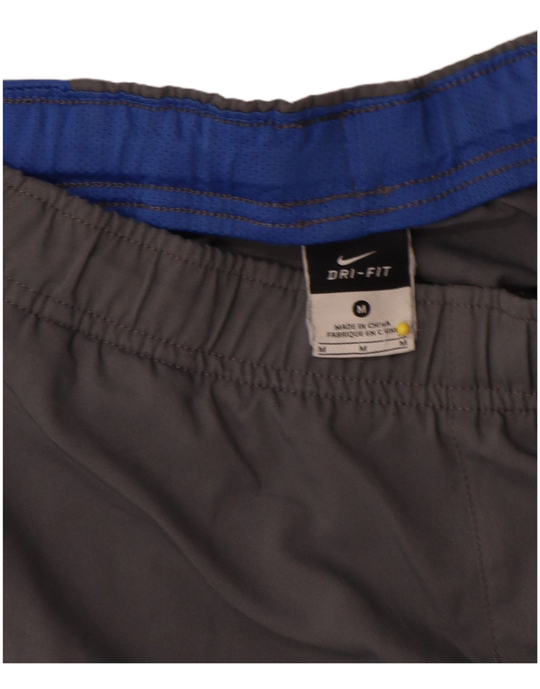 Pantaloncini sportivi Nike Bermuda da uomo in poliestere color block grigio medio