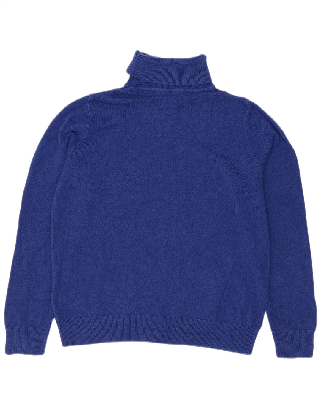 Maglione maglione a collo alto da donna Marks & Spencer UK 12 Acrilico blu medio