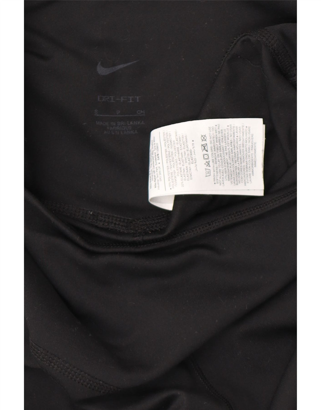 Leggings Nike Dri Fit da donna UK 10 piccoli poliestere nero