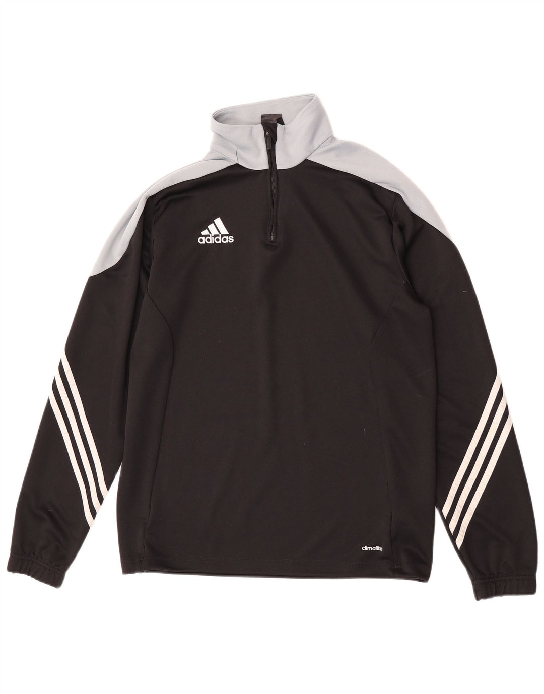 Adidas Uomo Climalite Pullover Tuta Top Colore Nero Medio