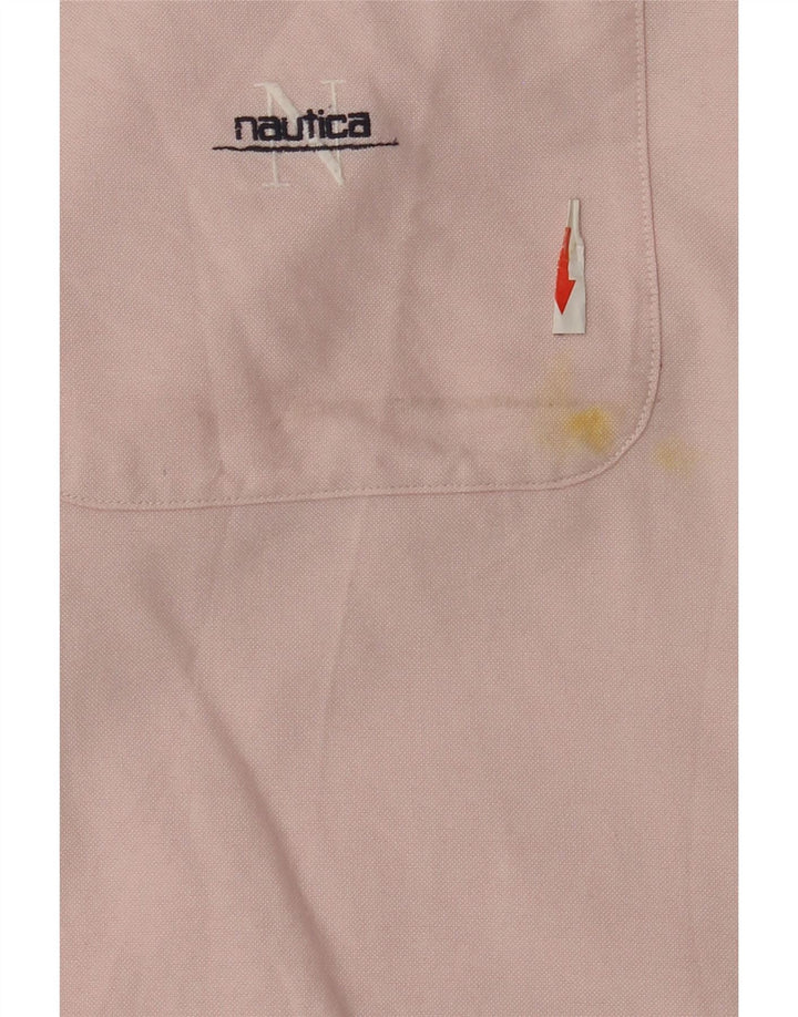 Camicia da uomo Nautica Large in cotone rosa