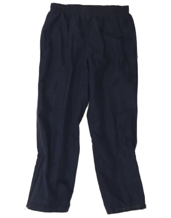 Pantaloni da tuta da uomo Asics piccoli in poliestere blu navy