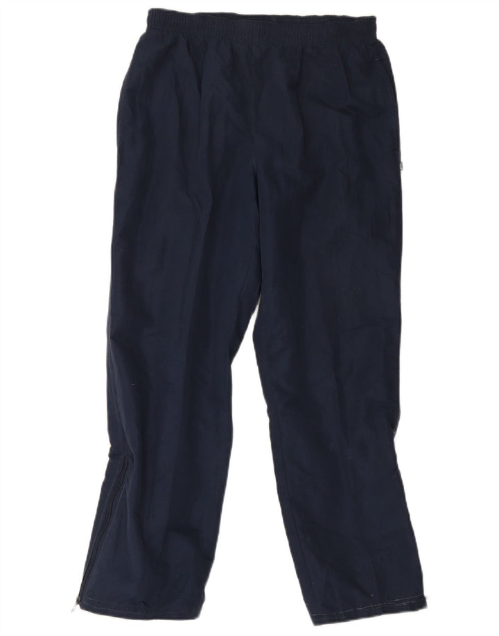 Pantaloni da tuta da uomo Asics piccoli in poliestere blu navy