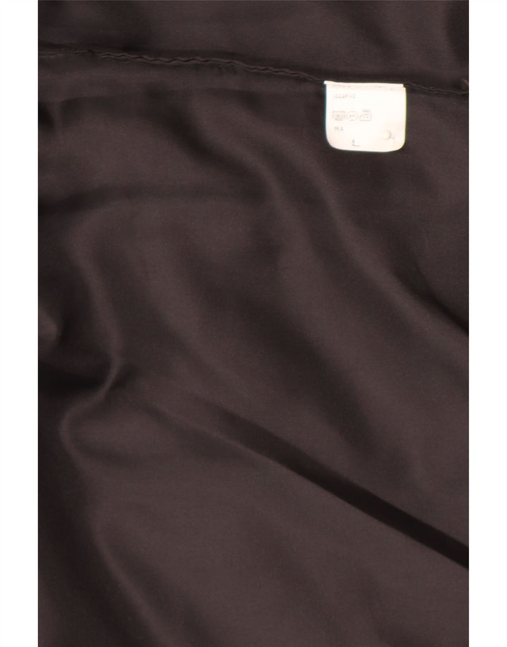 Gilet da uomo in ecopelle Off Limits grande in polivinile nero