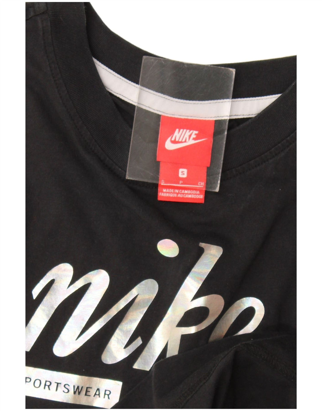 Canotta grafica Nike da uomo piccola nera