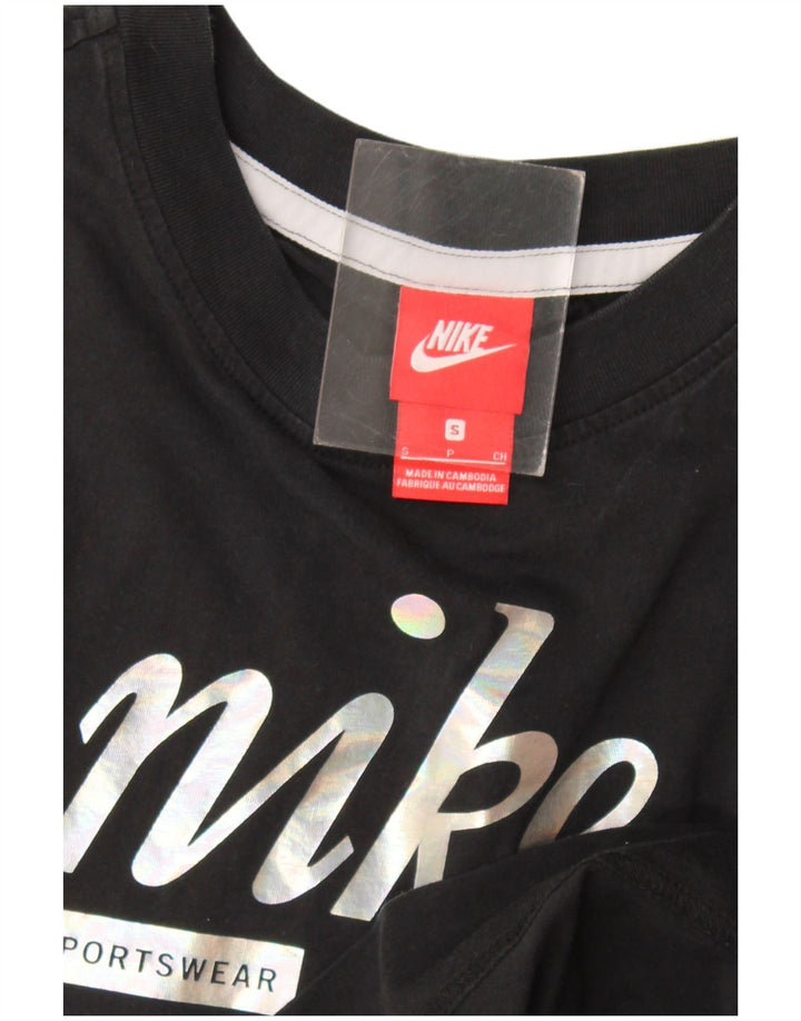 Canotta grafica Nike da uomo piccola nera