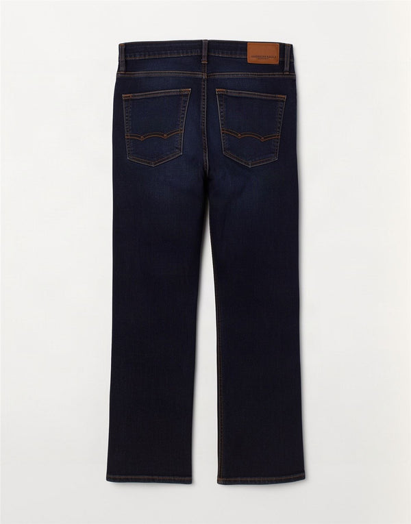 Jeans dritti da uomo American Eagle Outfitters W32 L32 cotone blu navy