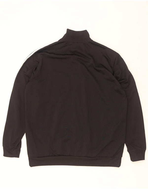 Giacca da ginnastica da uomo Adidas XL nera in poliestere