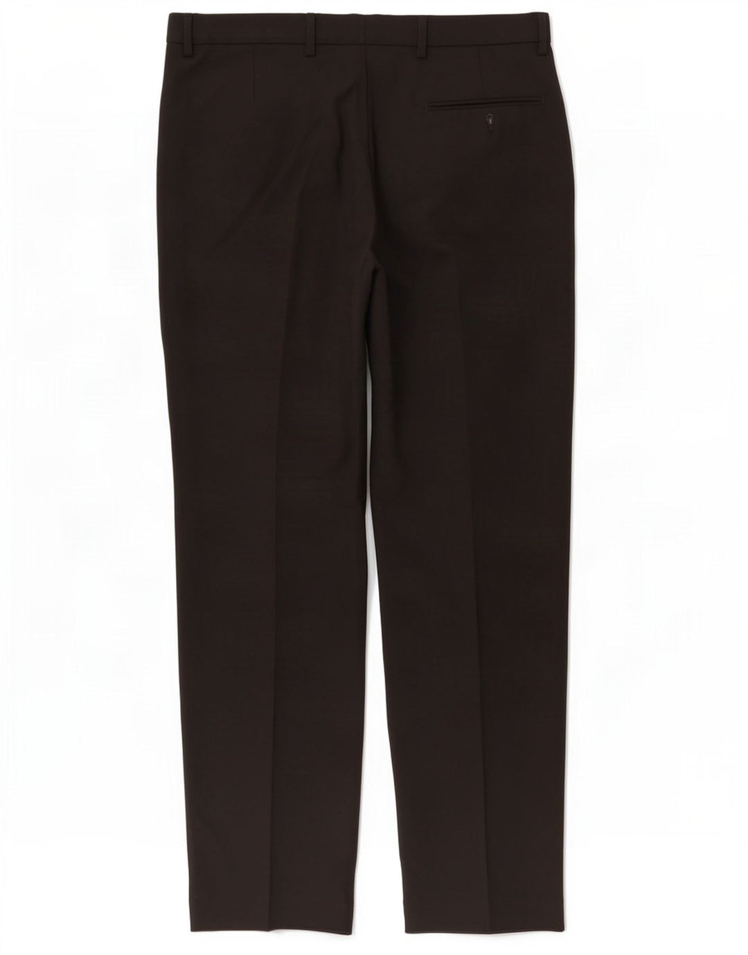 Pantaloni da abito regolari da uomo Marks & Spencer W36 L33 poliestere nero
