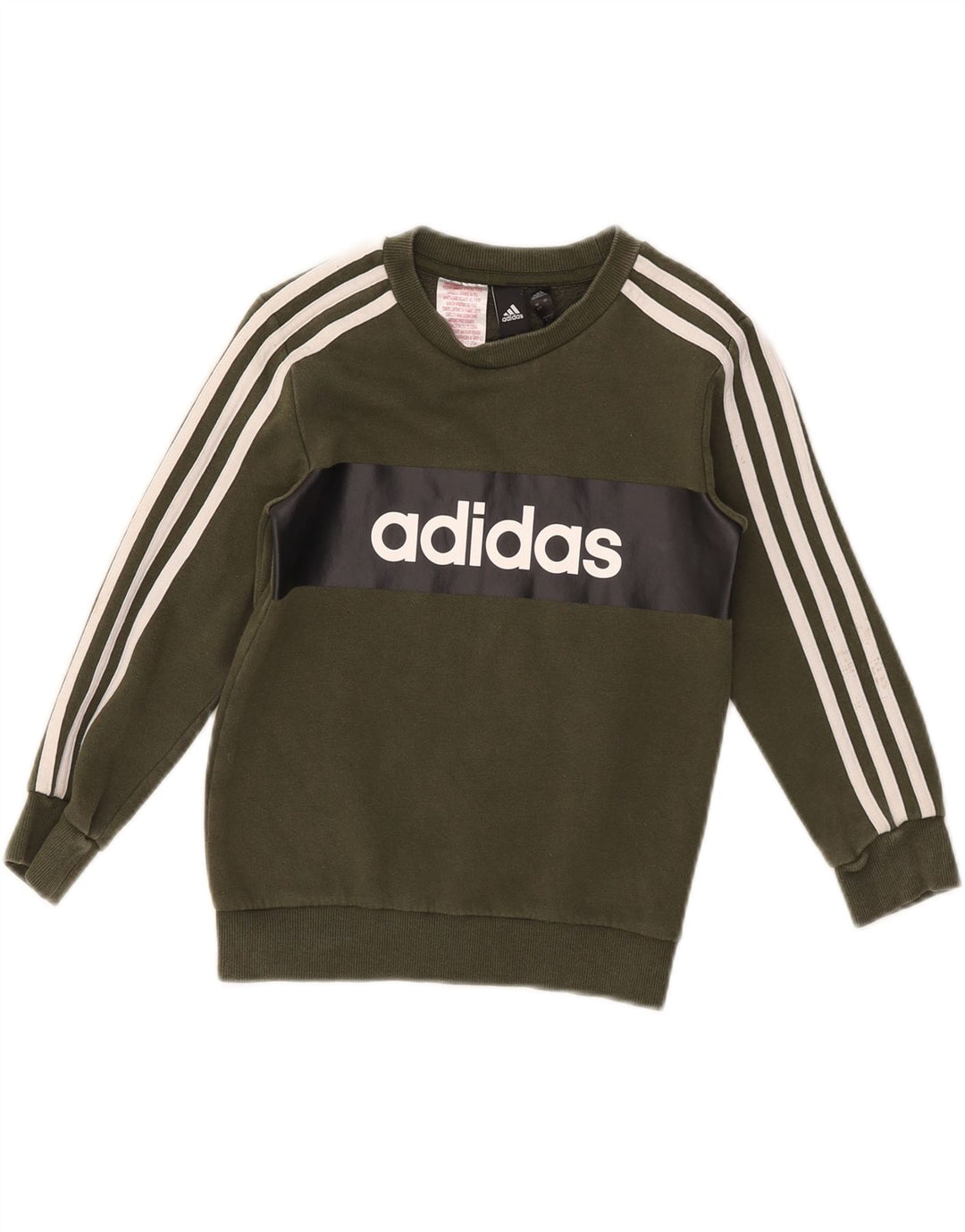 Tuta intera Adidas da ragazzo 6-7 anni in cotone kaki