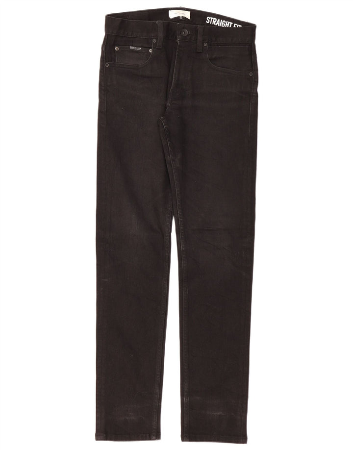 Jeans dritti da uomo Quiksilver W28 L32 cotone nero