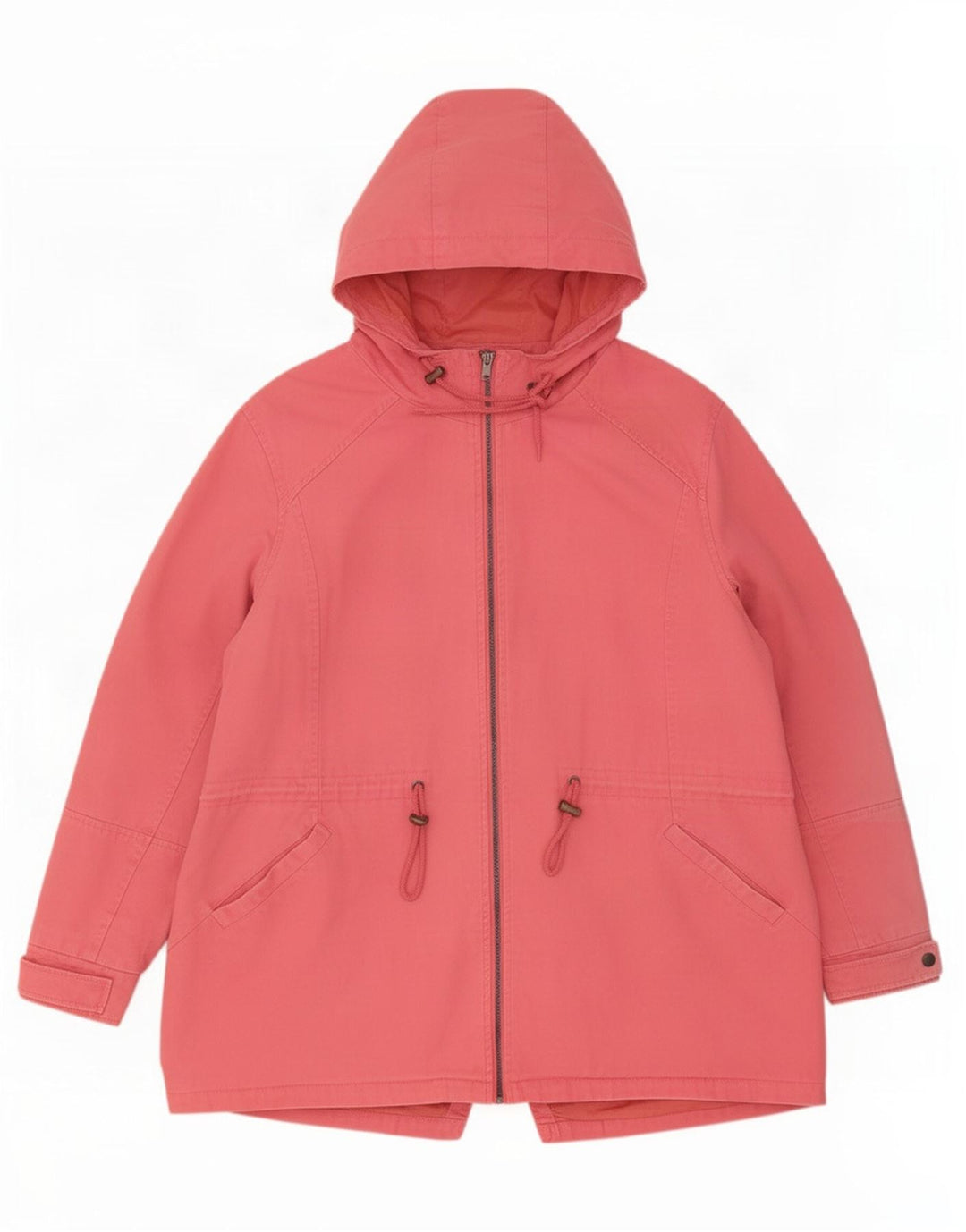 Giacca Parka con cappuccio da donna Cotton Traders UK 24 4XL Rosa