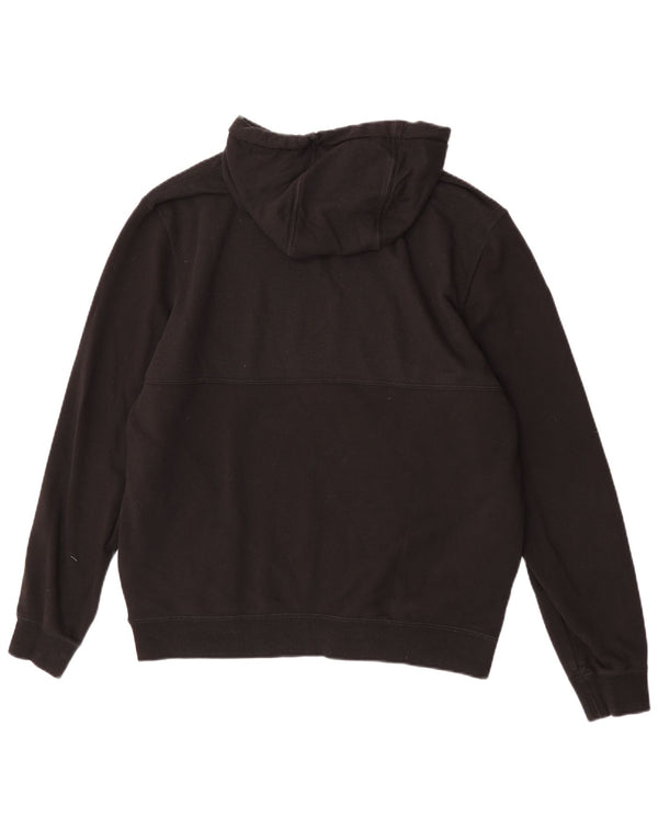 Felpa con cappuccio grafica da uomo Puma Large in cotone nero