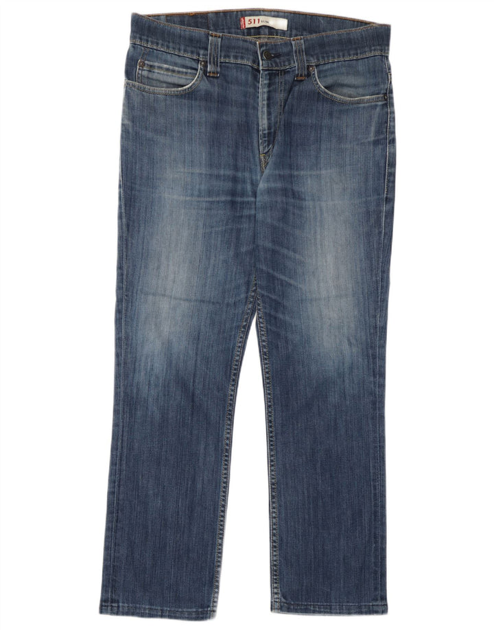 Jeans Levi's 511 Slim da donna W36 L27 in cotone blu