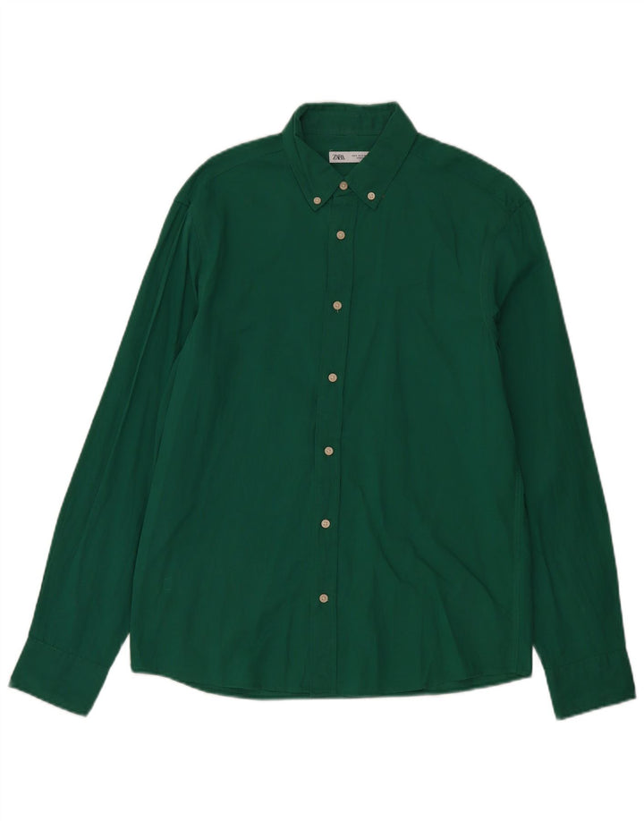 Camicia Zara Uomo Piccola Verde