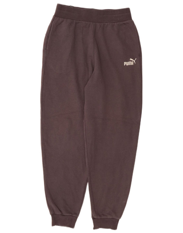 Pantaloni da tuta da donna PUMA Joggers UK 8 Small Grigio Cotone