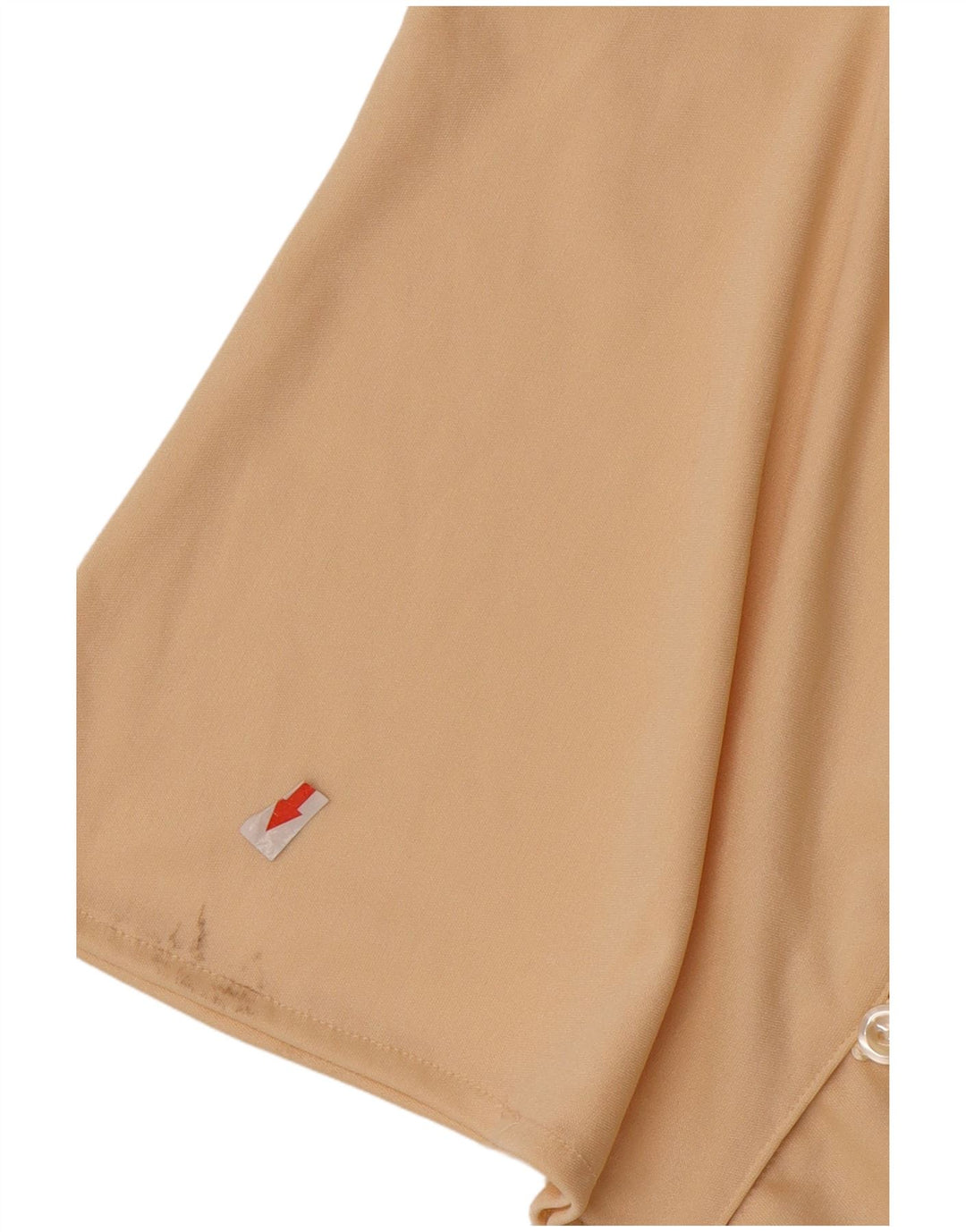 Camicetta camicia vintage da donna IT 46 grande floreale beige