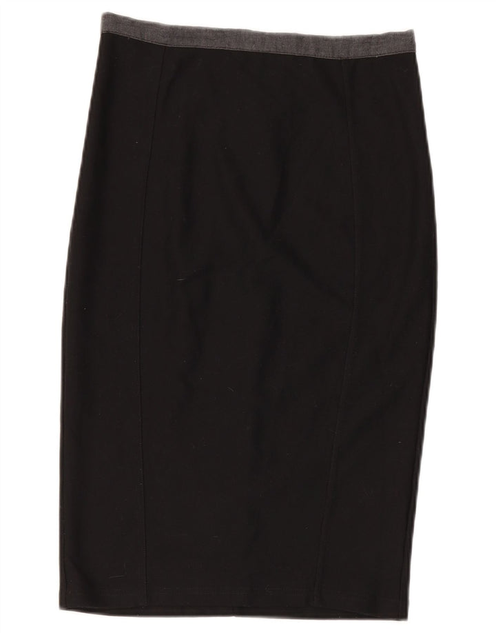 Gonna a tubino da donna Topshop UK 10 piccola W28 poliestere nero