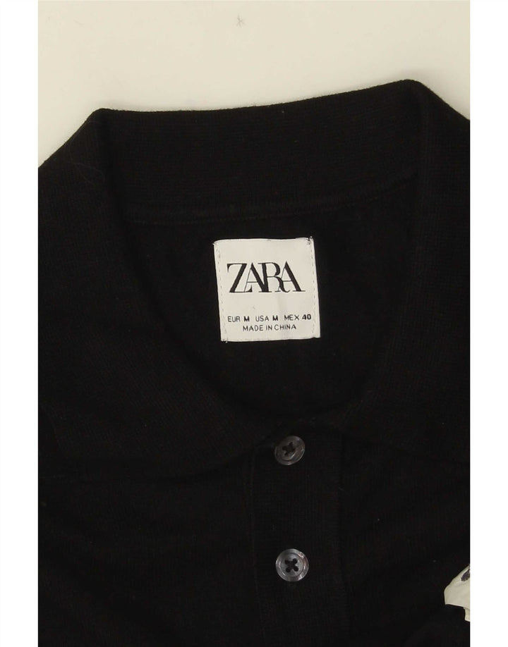 Polo Zara da uomo media nera