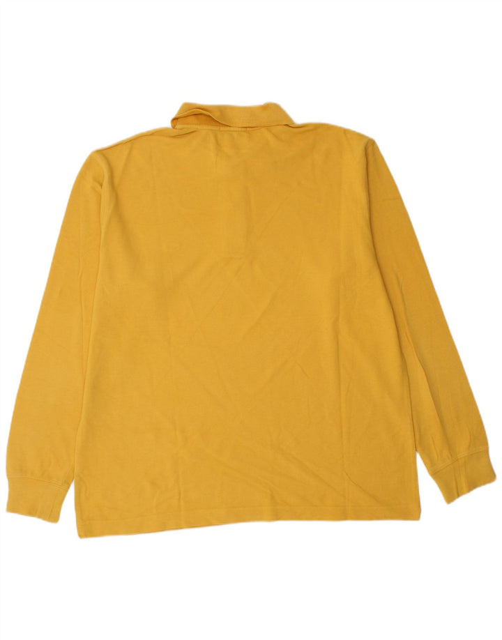 Polo Uomo Manica Lunga Sergio Tacchini IT 48 Cotone Giallo Medio
