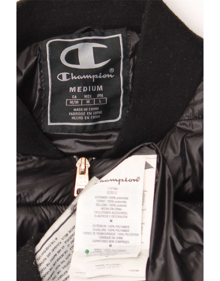Cappotto imbottito da uomo Champion UK 38 medio nero in poliammide