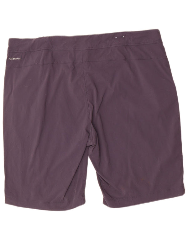 Pantaloncini chino Omni-Shield da donna Columbia US 18 2XL W40 nylon blu navy