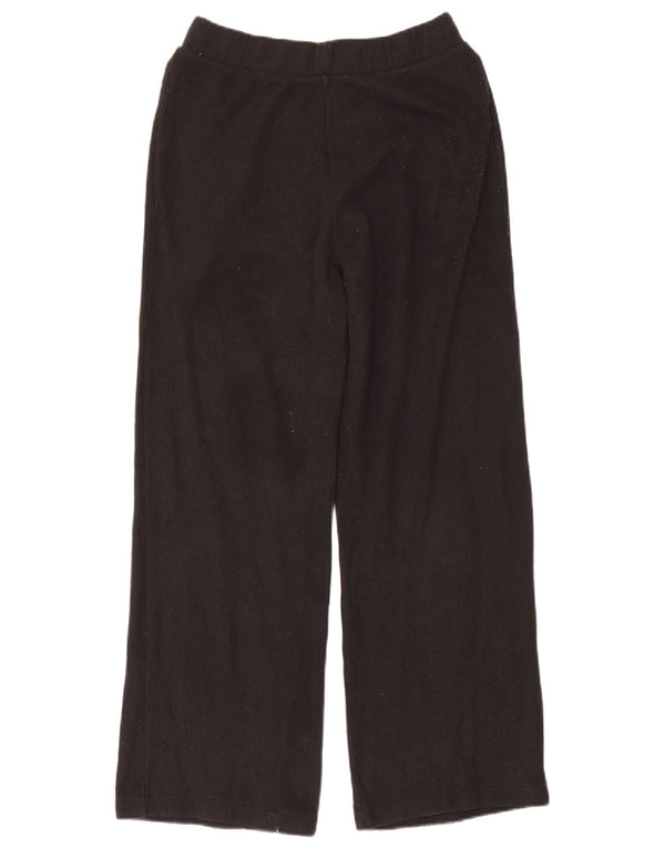 Pantaloni a gamba larga in maglia da donna Zara medi W28 L28 cotone nero
