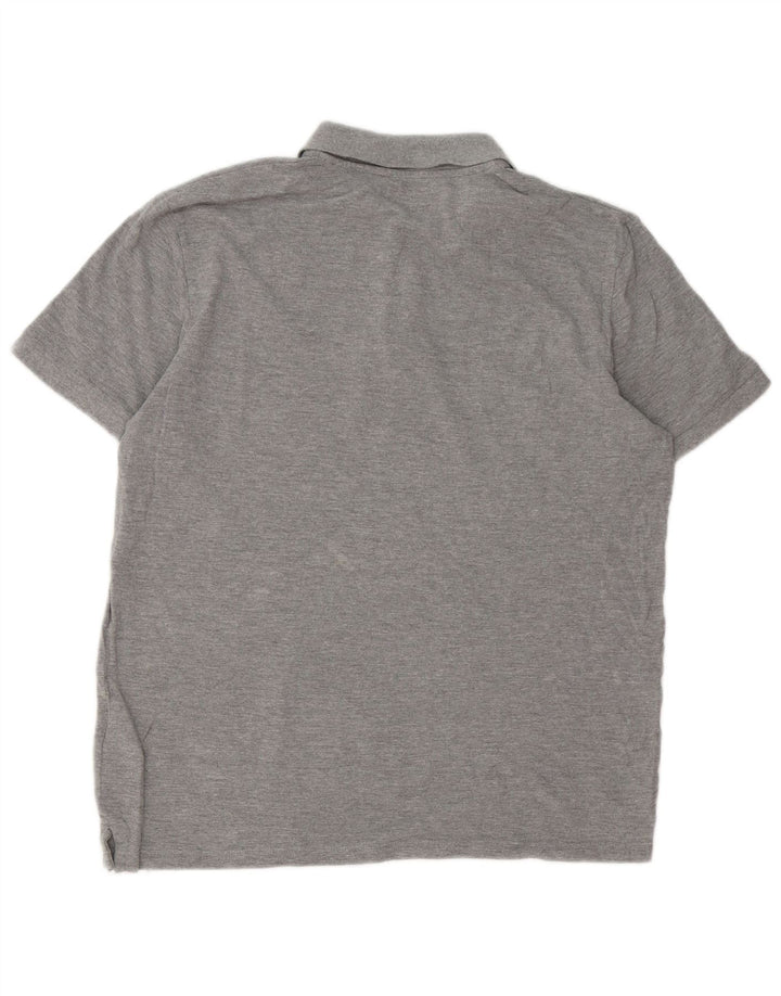 Polo da uomo Jack & Jones XL in cotone grigio