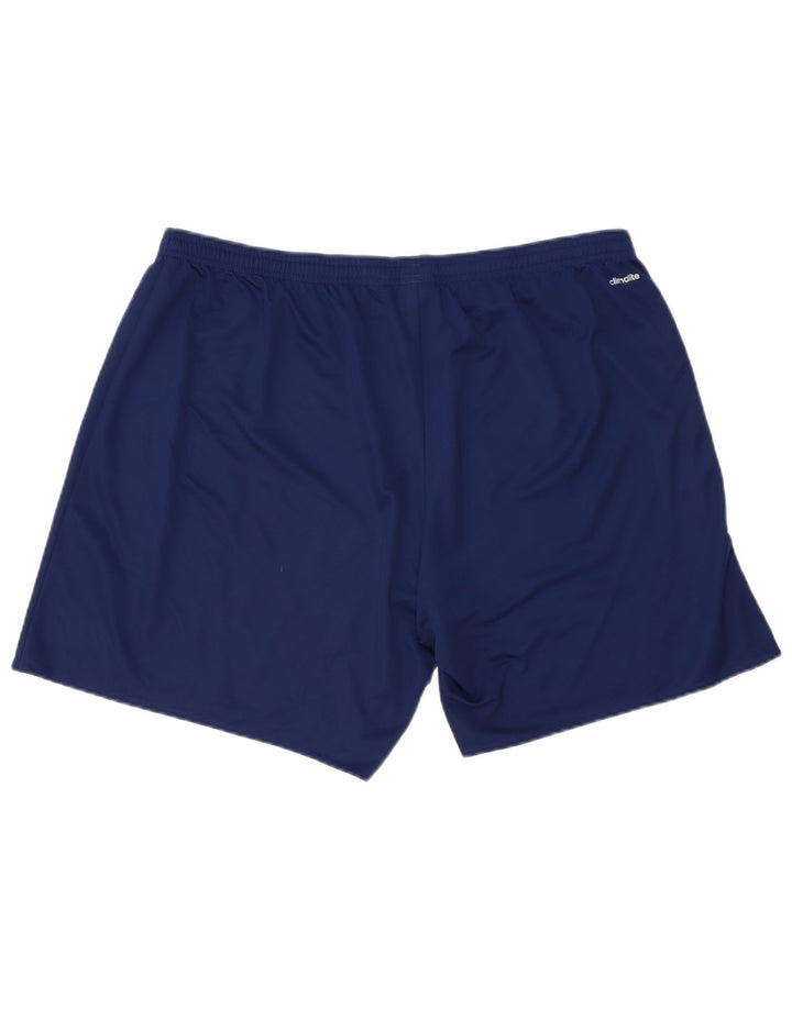 Pantaloncini sportivi Adidas Climalite da uomo 2XL poliestere blu navy