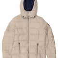 Giacca imbottita con cappuccio da donna Best Company UK 14 nylon bianco medio