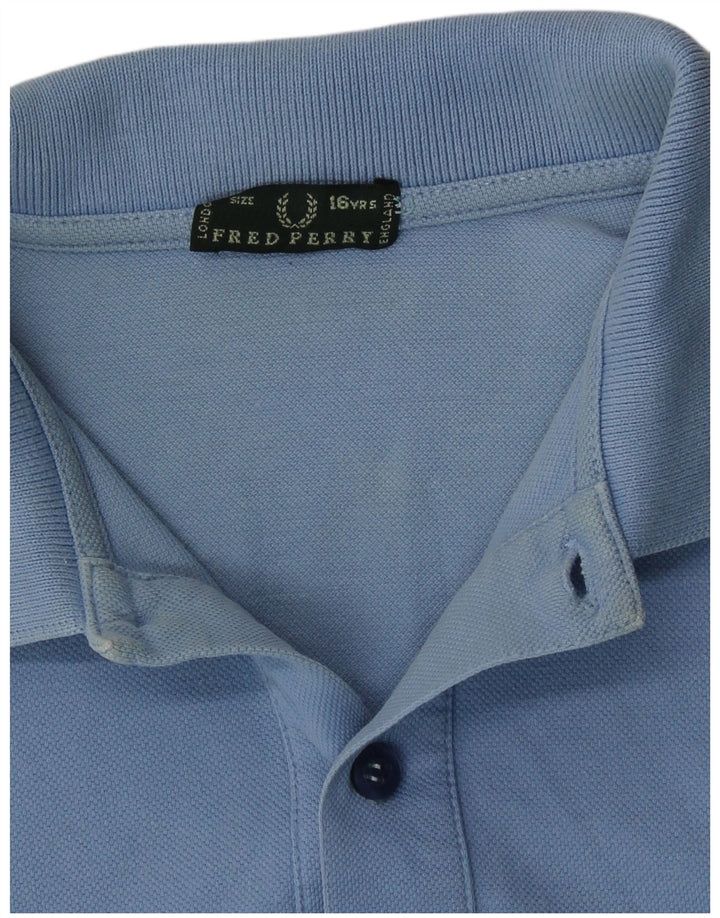 Polo Fred Perry da bambino 15-16 anni in cotone blu