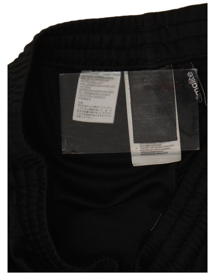 Pantaloni tuta Adidas da uomo Climalite Taglia S Nero Poliestere