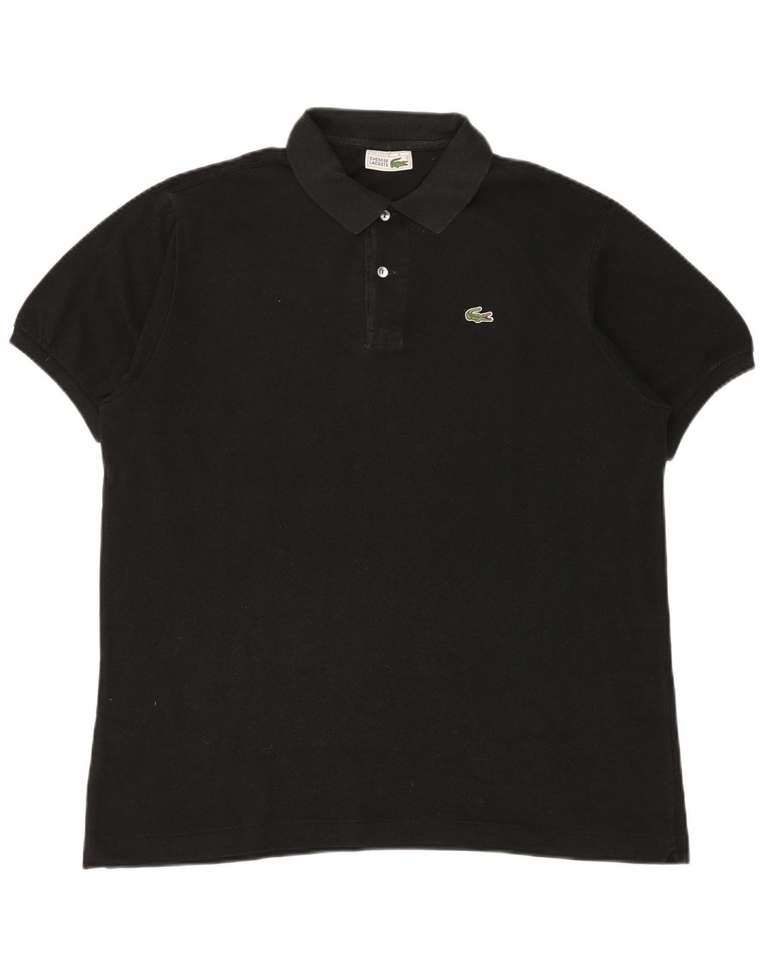 Polo da uomo LACOSTE taglia 6 XL in cotone nero