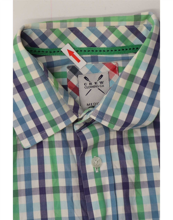 Crew Clothing Camicia da uomo dalla vestibilità classica, in cotone a quadretti multicolore medio