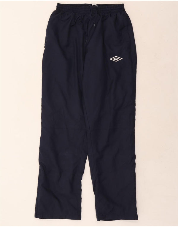 Pantaloni da tuta da uomo UMBRO grandi in poliestere blu navy