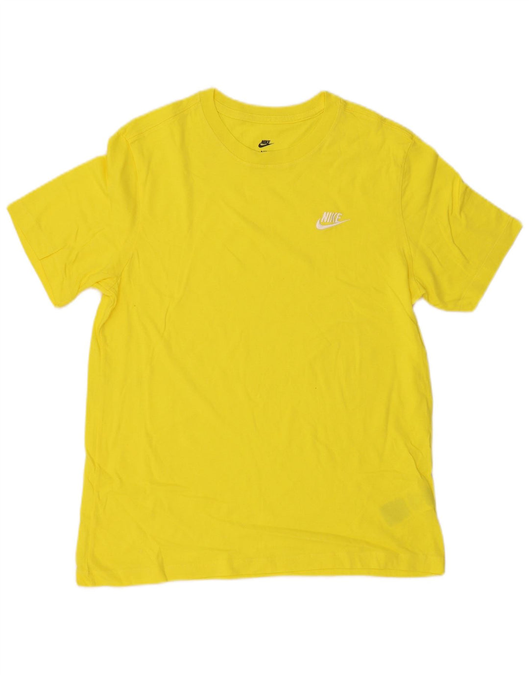 T-shirt da uomo Nike Top in cotone giallo medio