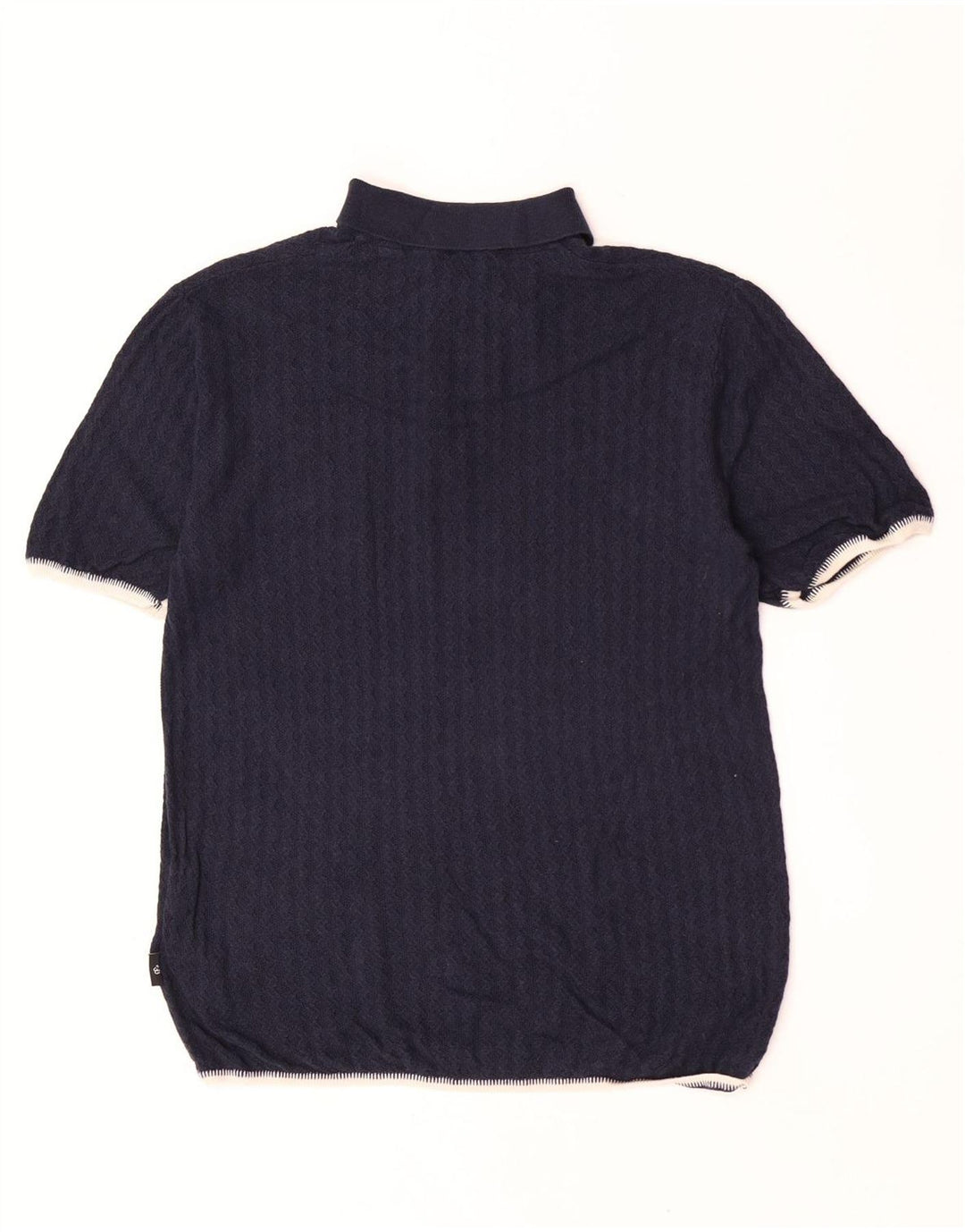 Maglione maglione da uomo con collo alto Ted Baker taglia 3 medio blu navy