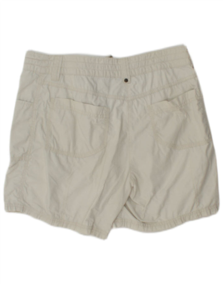 Pantaloncini cargo da donna Marks & Spencer UK 12 medi W30 cotone beige
