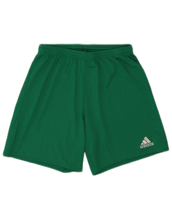 Pantaloncini sportivi Adidas Climalite da uomo in poliestere verde medio