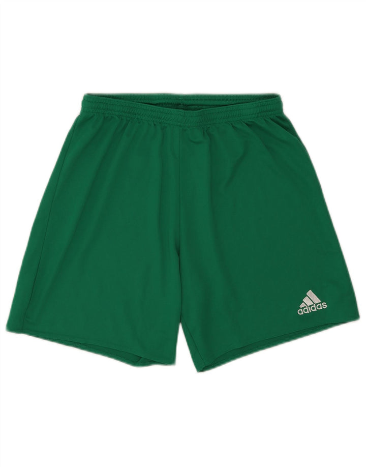 Pantaloncini sportivi Adidas Climalite da uomo in poliestere verde medio