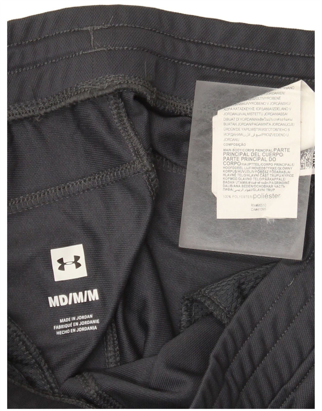 Pantaloni da tuta da uomo Under Armour Poliestere color block grigio medio