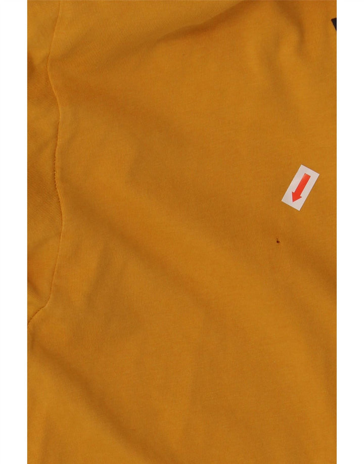 Vans Top grafico da uomo con vestibilità classica, manica lunga, XL, cotone giallo