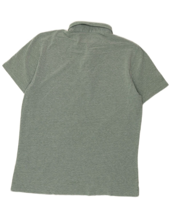 Polo Uomo Massimo Dutti Large Verde In Cotone
