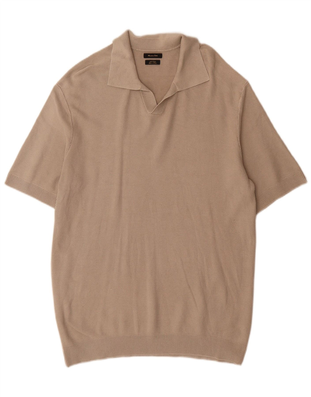 Polo Uomo Massimo Dutti Grande Cotone Grigio