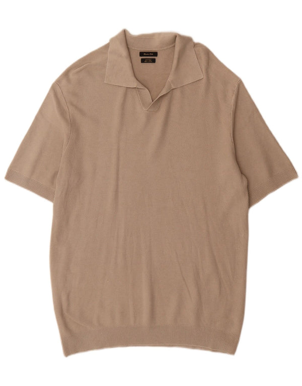 Polo Uomo Massimo Dutti Grande Cotone Grigio