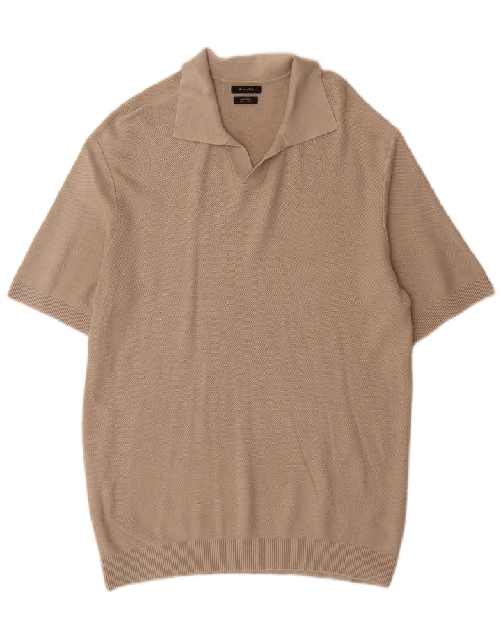 Polo Uomo Massimo Dutti Grande Cotone Grigio