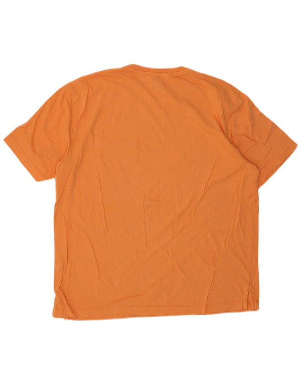 T-shirt da uomo Izod Top Large in cotone arancione