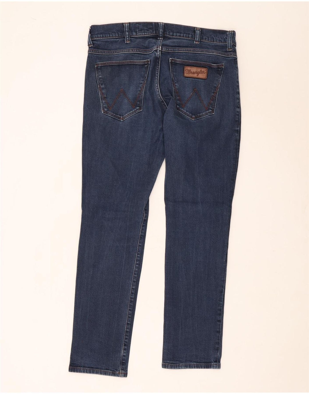 Jeans dritti da uomo Wrangler W34 L32 cotone blu
